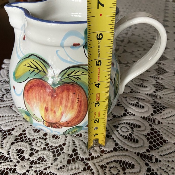 Hand-Painted Italian Pitcher - Picture 3 of 3